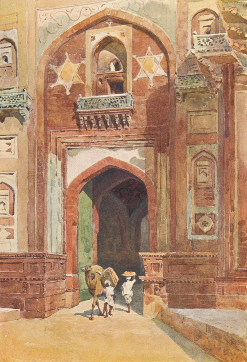 Agra Fort - Inside the Delhi Gate, c. 1880-1905 by Alexander Henry Hallam Murray