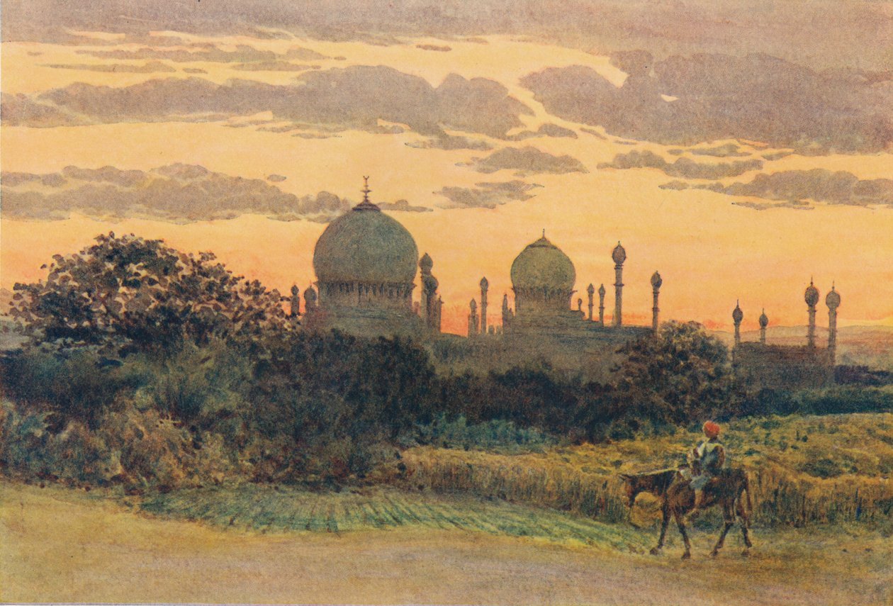 Sunset Behind the Ibrahim Roza, Bijapur by Alexander Henry Hallam Murray