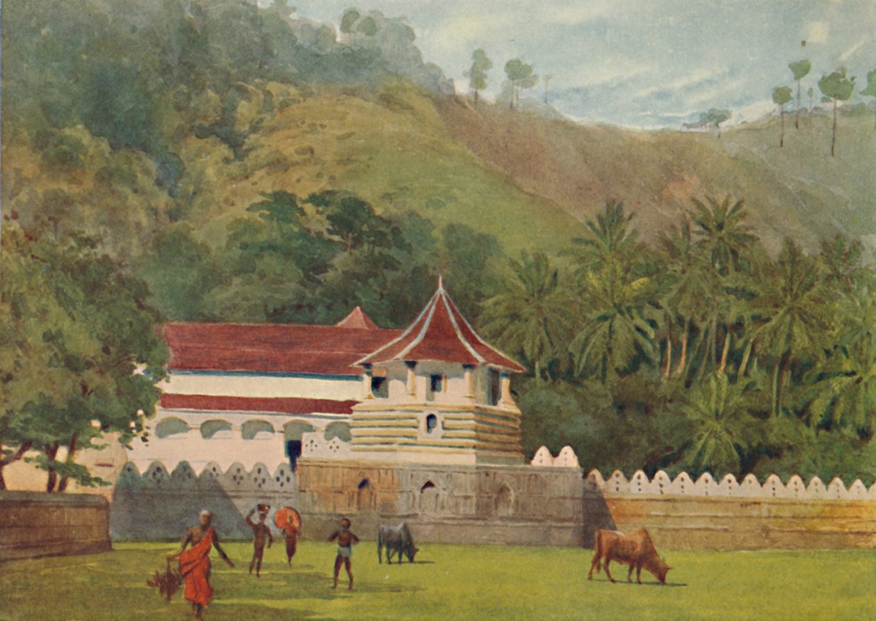 The Temple of the Tooth, Kandy - Exterior by Alexander Henry Hallam Murray