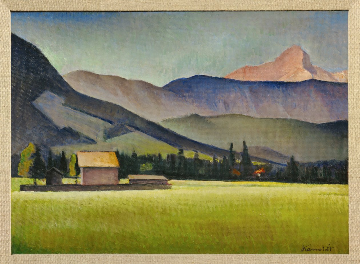 Daniel-peak in the Zugspitz-mountains, Bavaria by Alexander Kanoldt