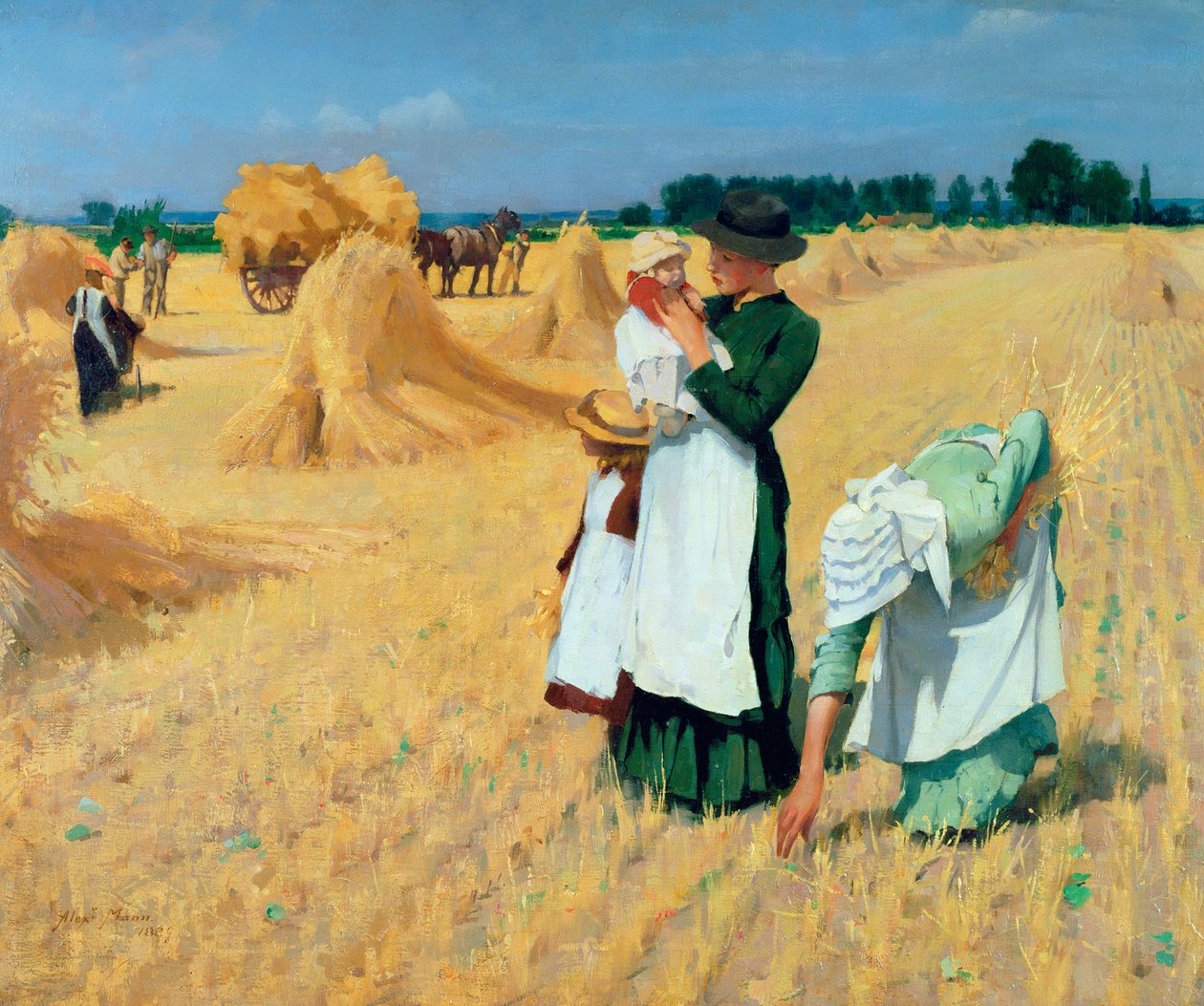 The Gleaners by Alexander Mann: Buy fine art print