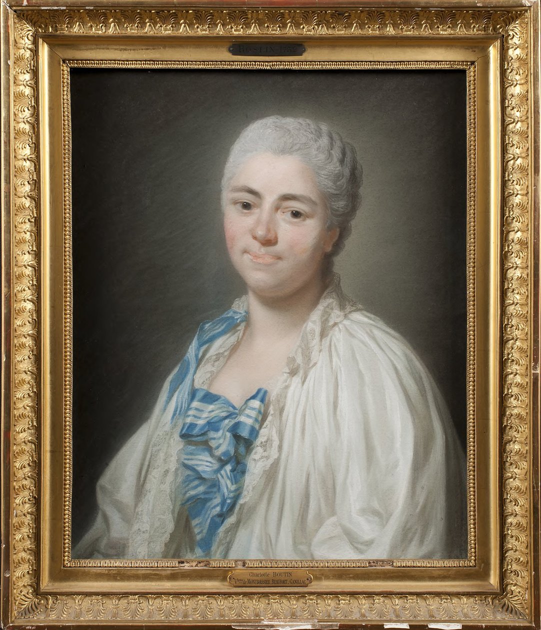 Marie Charlotte Madeleine Boutin de La Colombière, Viscountess of Montboissier by Alexander Roslin