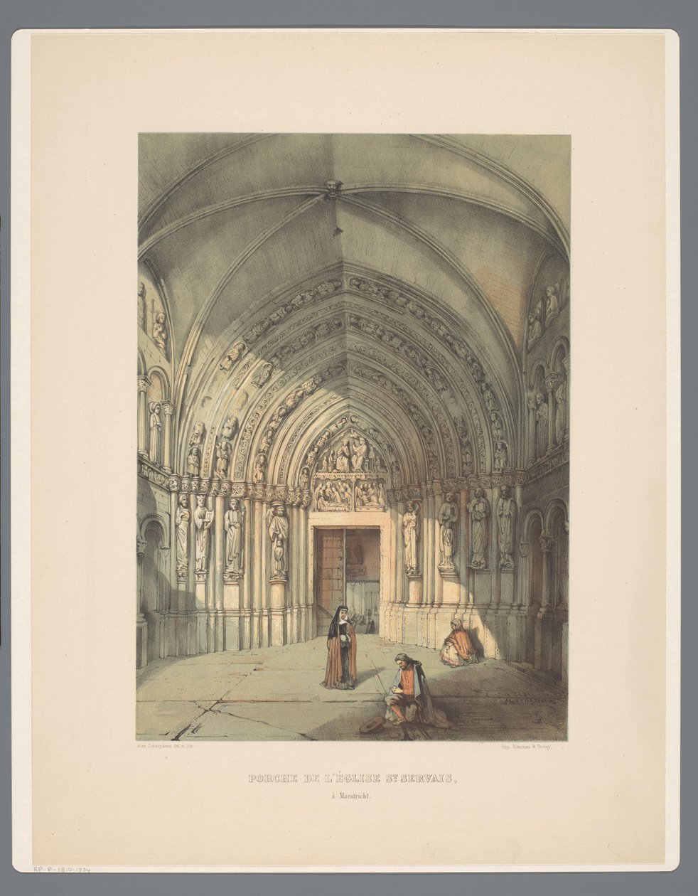 Mountain Portal of Saint Servatius Basilica in Maastricht by Alexander Schaepkens