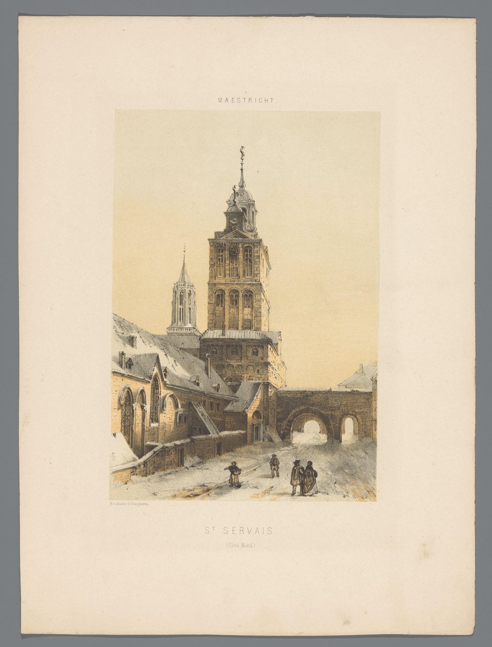 St. Servatius Basilica in Maastricht (Monuments of Maastricht) by Alexander Schaepkens