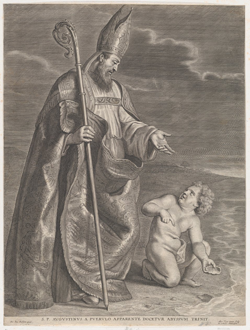 Saint Augustine Appearing to a Child on a Beach, ca. 1662-95 by Alexander Voet