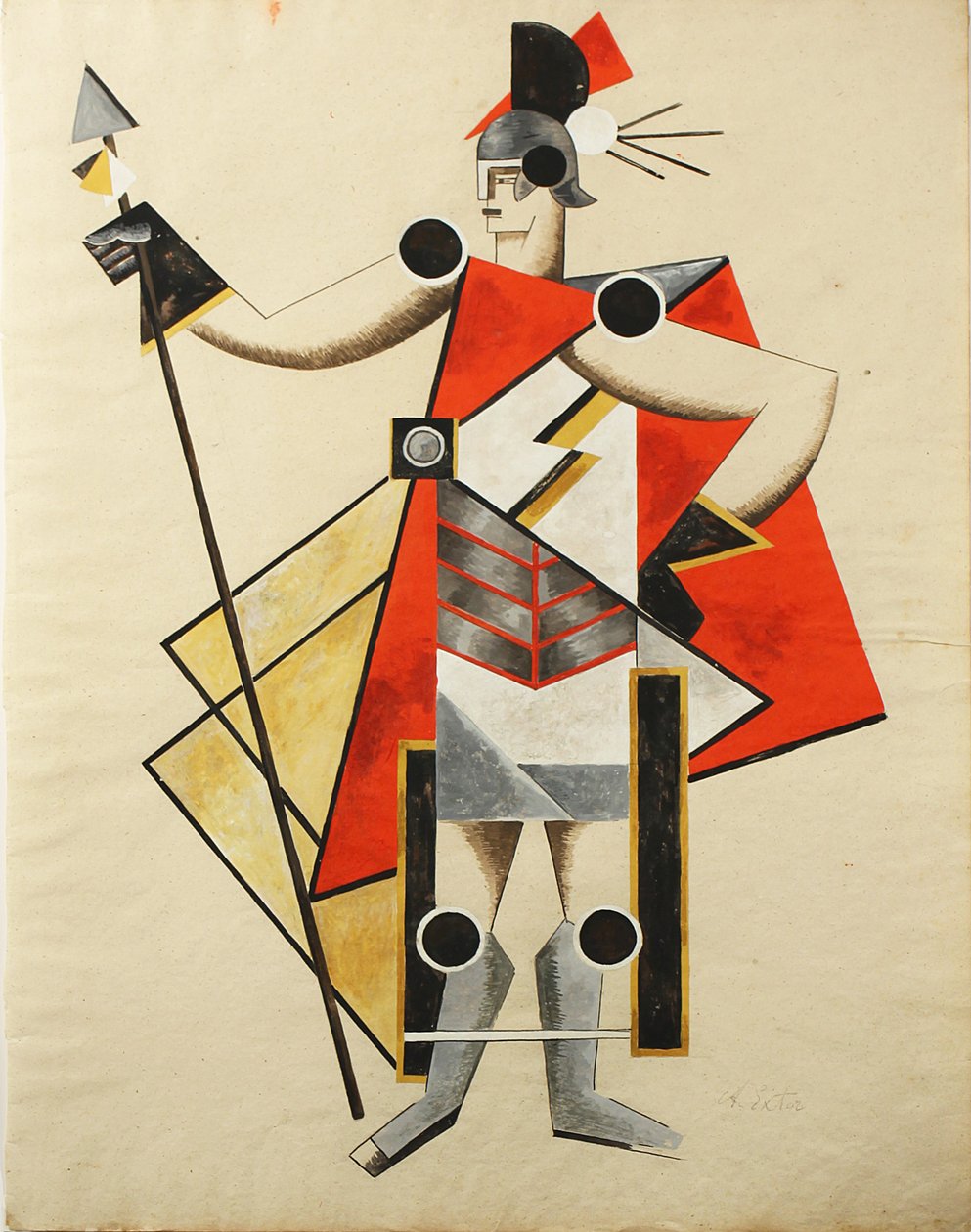 Costume Design for the Play The Invisible Lady, 1924 by Alexandra Alexandrowna Exter