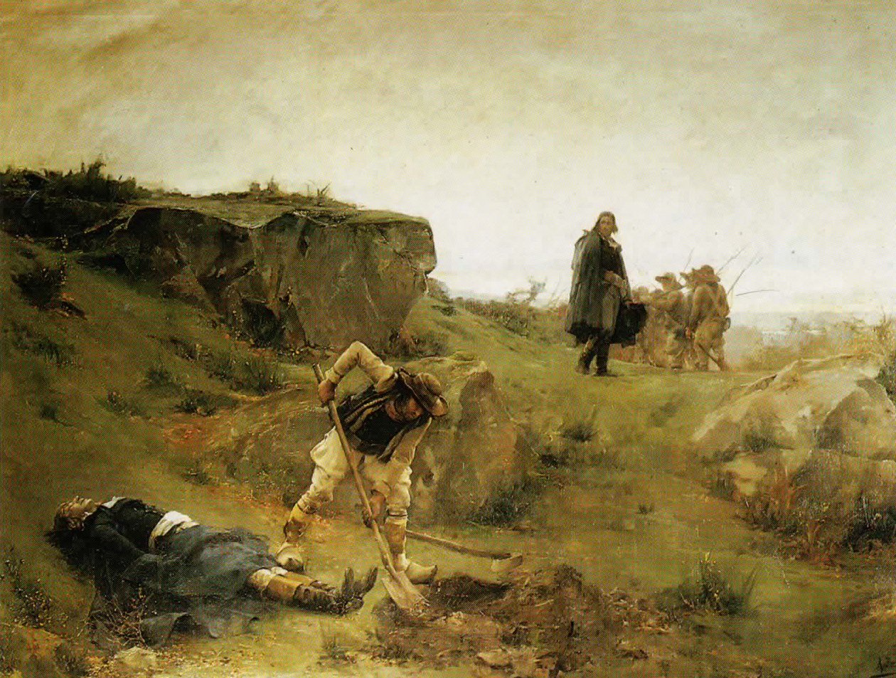 The Death of Henri de La Rochejaquelein by Alexandre Bloch