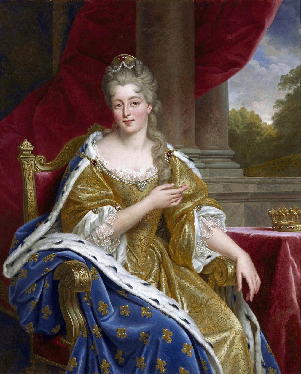 Françoise-Marie de Bourbon, Mademoiselle de Blois, Duchess of Orléans by Alexandre Francois Caminade