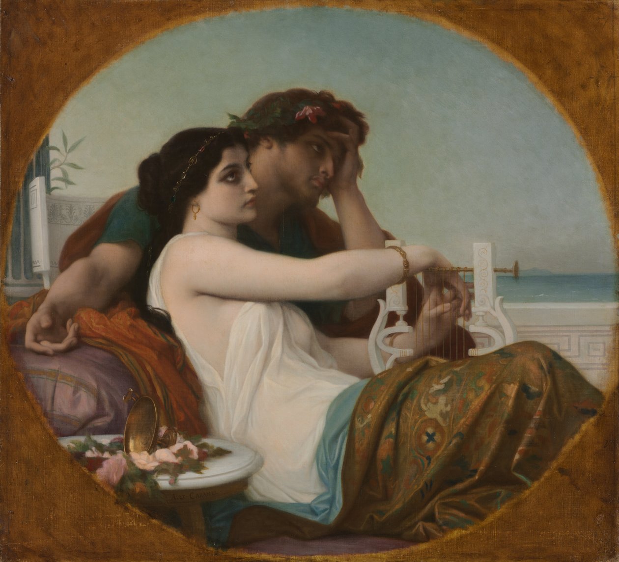 Algae and Boniface, c.1857 by Alexandre Cabanel