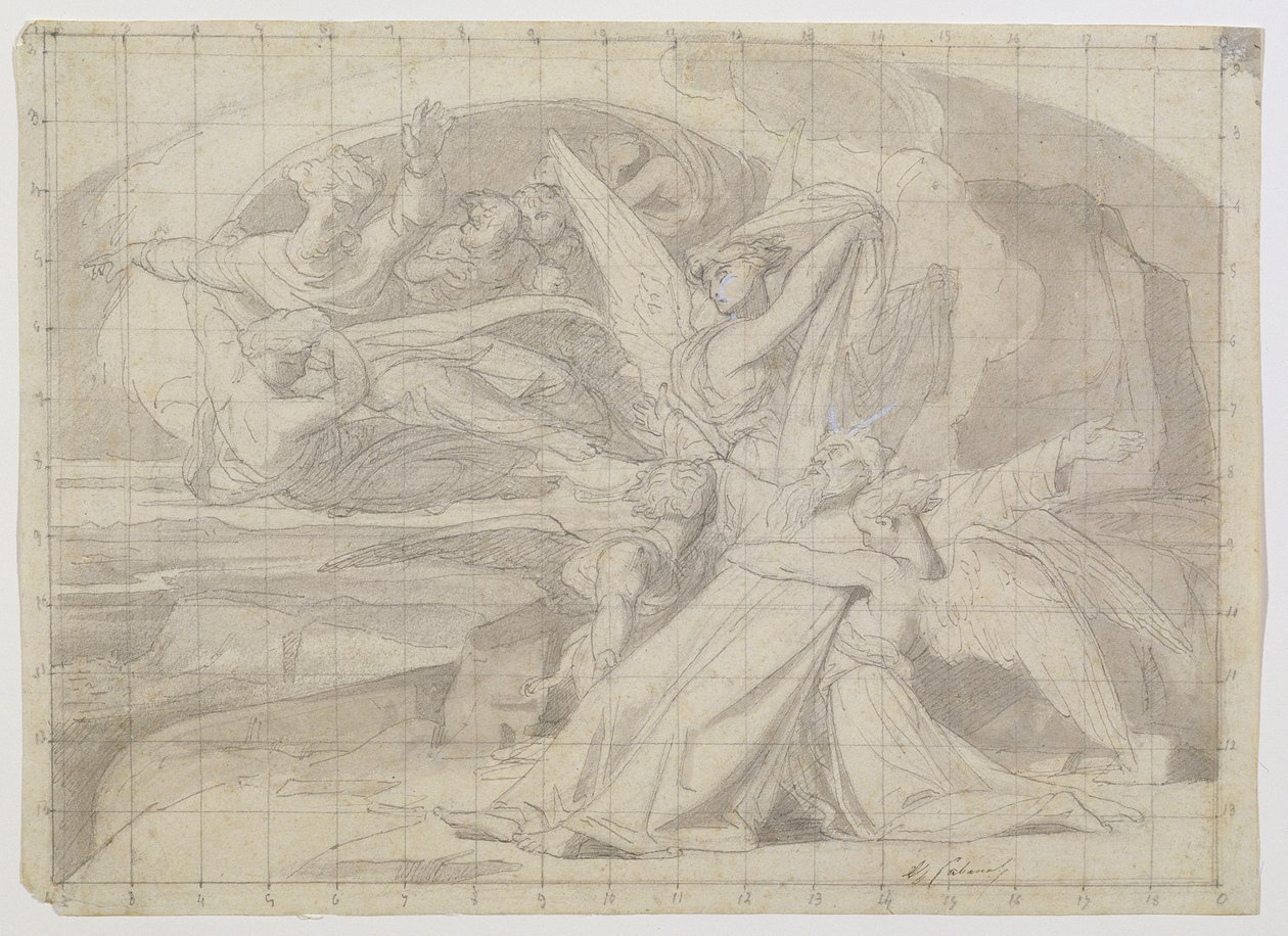 Study for The Death of Moses by Alexandre Cabanel