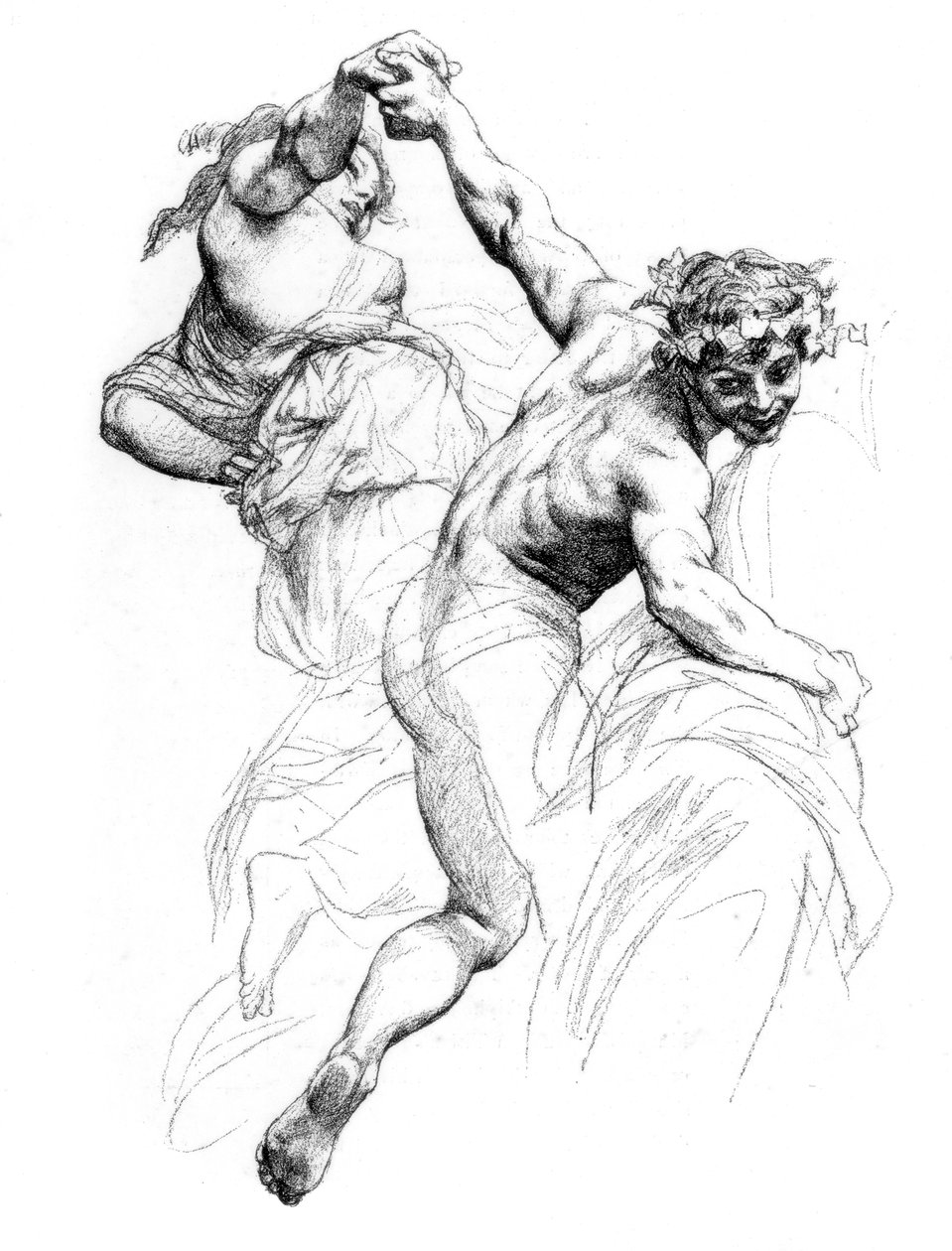 Study for The Triumph of Flora, c1880-1882 by Alexandre Cabanel