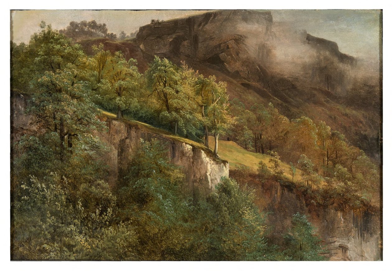 Mountainous Landscape in Valais by Alexandre Calame