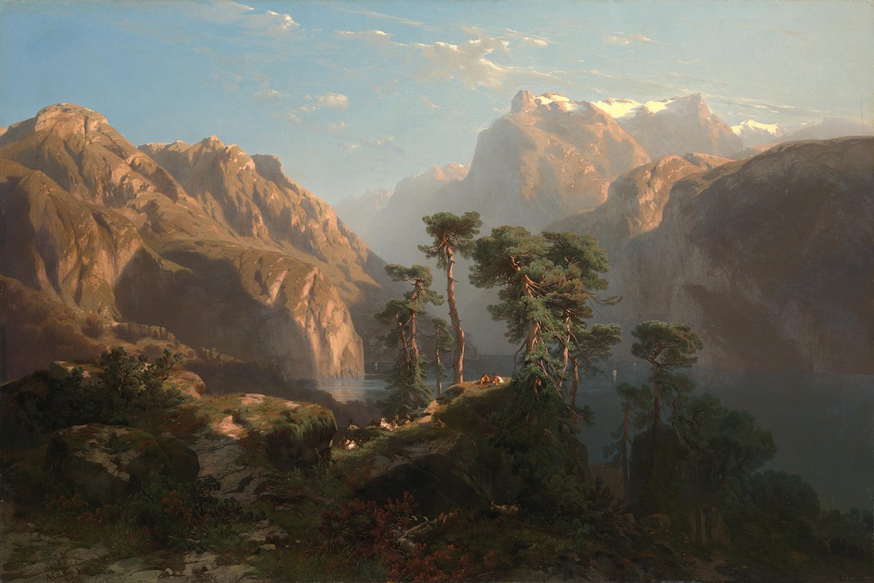 Lake Lucerne by Alexandre Calame