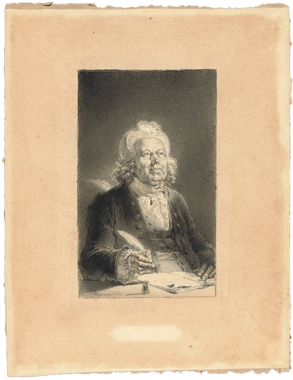 Portrait of Philippe Néricault Destouches by Alexandre Evariste Fragonard