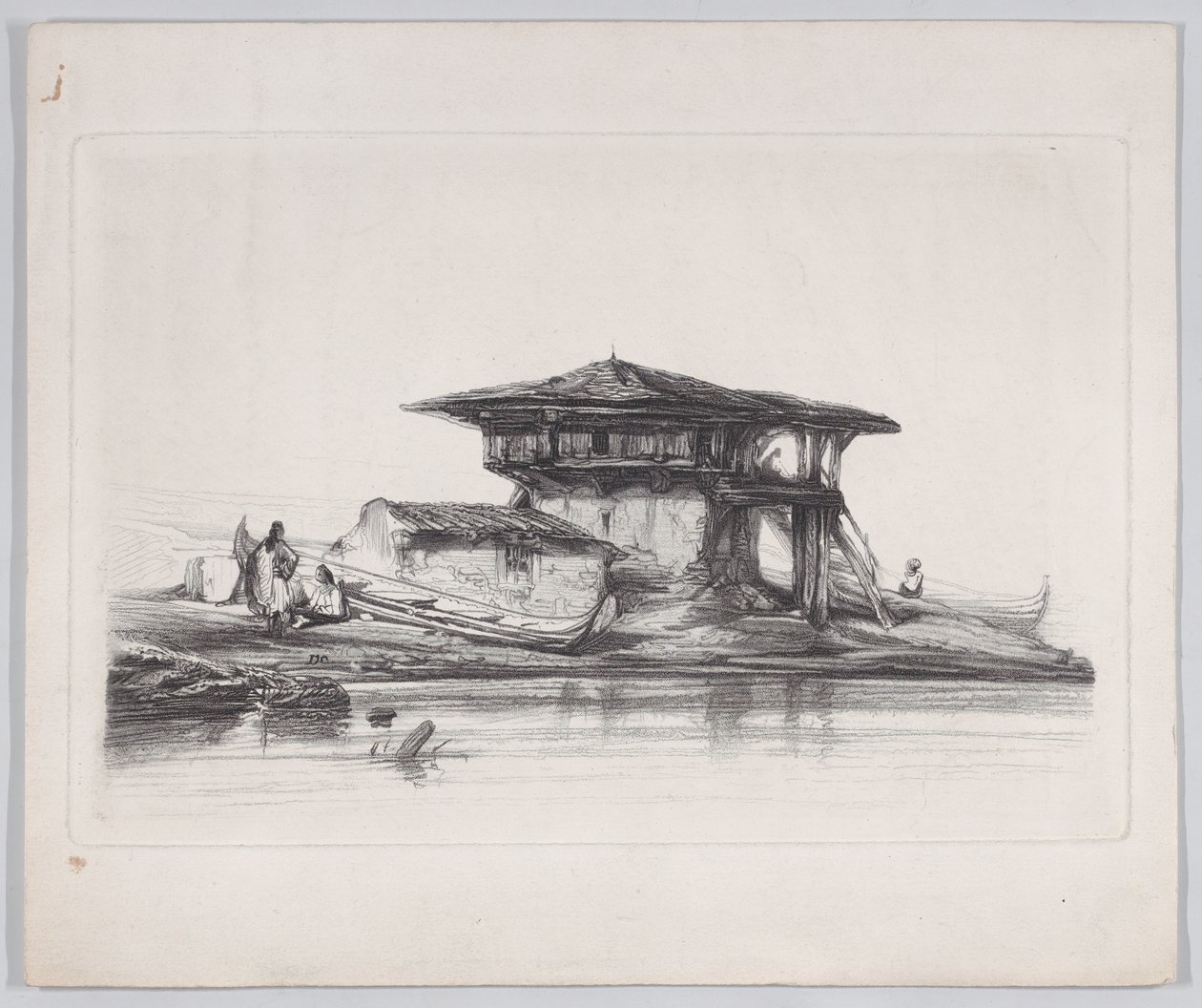 A House in Smyrna, 1839 by Alexandre Gabriel Decamps