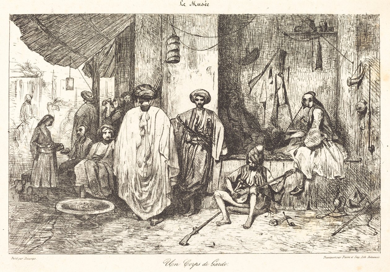 A Guard Corps by Alexandre Gabriel Decamps