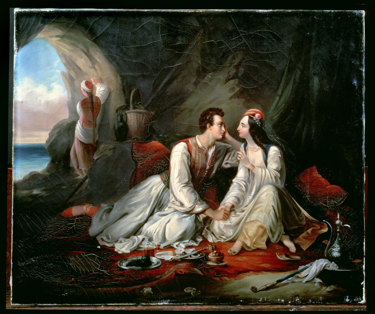 Don Juan and Haidee by Alexandre Marie Colin