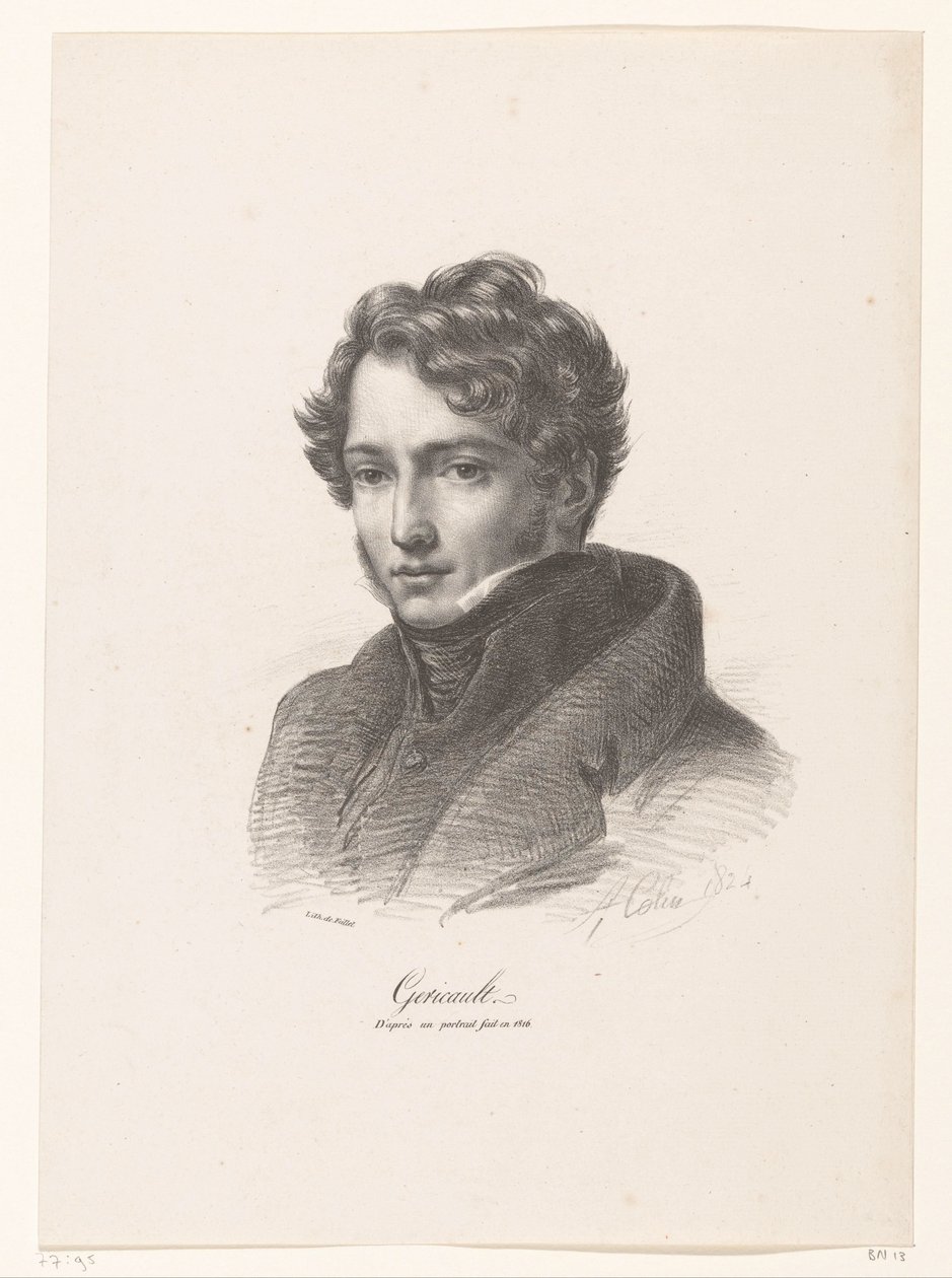 Portrait of Théodore Géricault by Alexandre Marie Colin