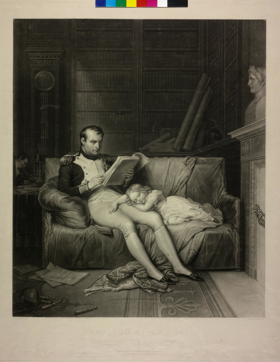 Emperor Napoleon I Bonaparte of the French by Alexandre Vincent Sixdeniers