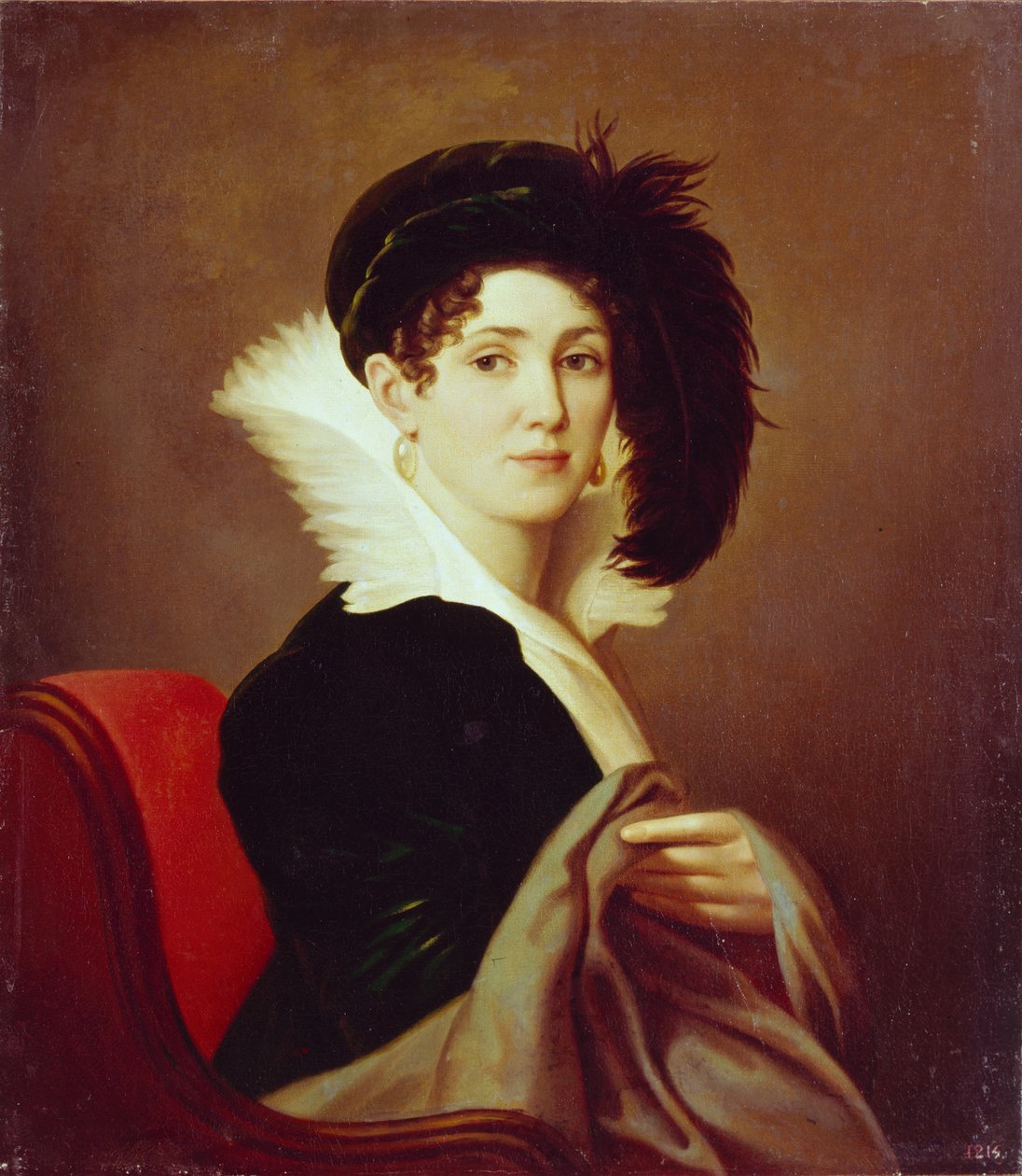 Portrait of Maria Petrovna Buyalskaya by Alexei Yegorovich Yegorov
