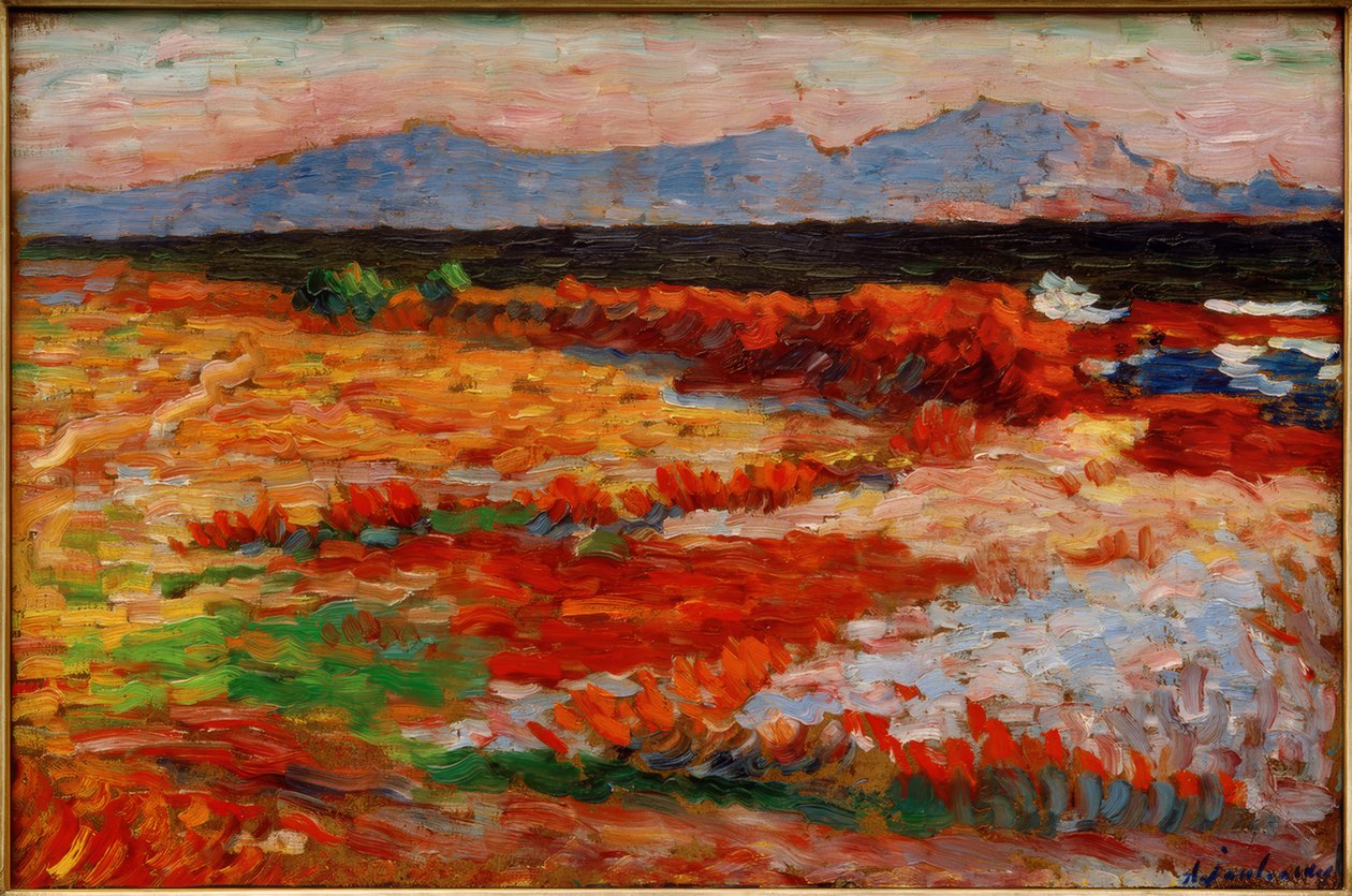 A. v. Jawlensky, Mediterranean near Marseille by Alexej von Jawlensky