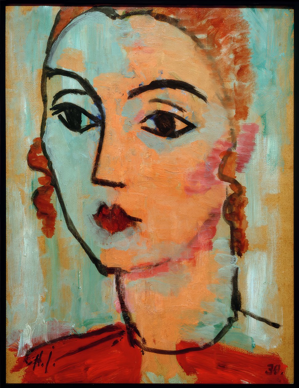 Portrait of Lisa Kümmel by Alexej von Jawlensky