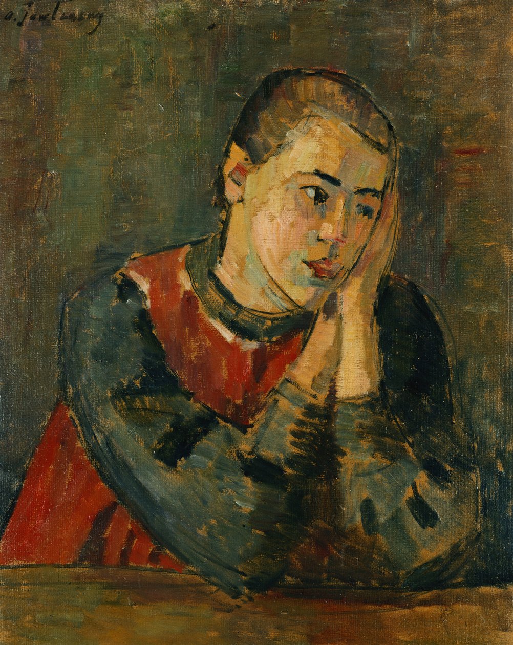 Child with Trimmed Head by Alexej von Jawlensky