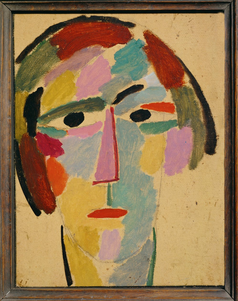 Mystic head: Anika by Alexej von Jawlensky