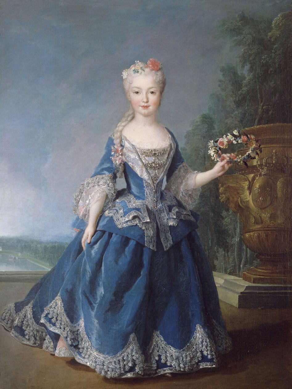 Infanta Mariana Victoria of Spain, Queen of Portugal and the Algarves by Alexis Simon Belle