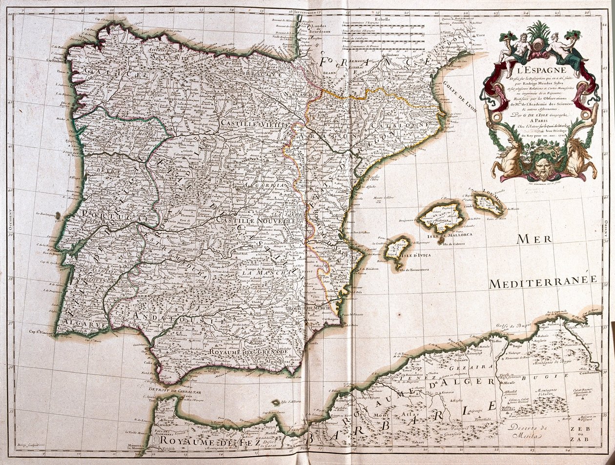 Spain by Alexis Hubert Jaillot