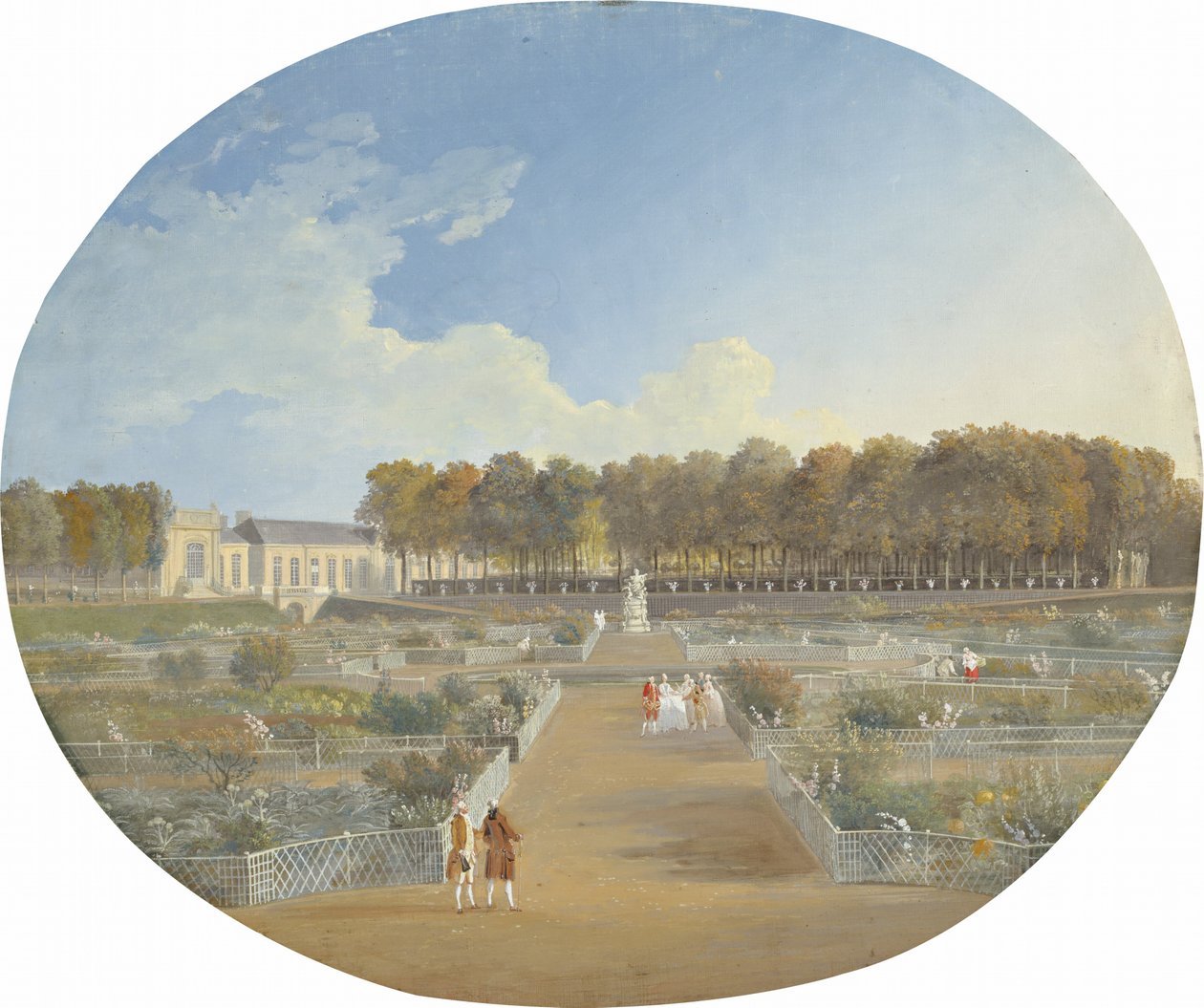 The Potager of the Hôtel de Valentinois in Passy by Alexis Nicolas Perignon
