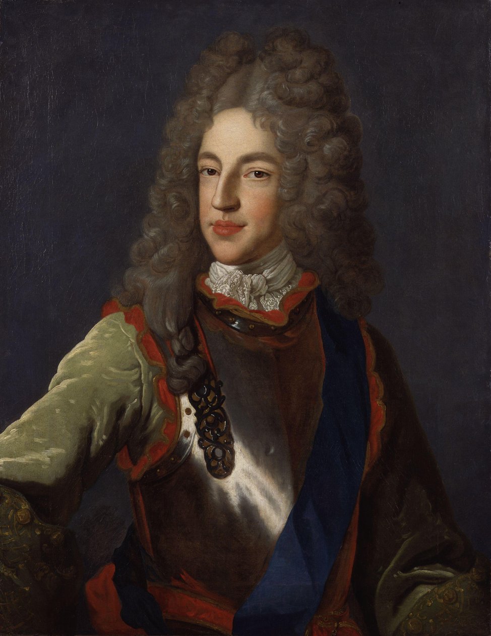 Portrait of James Francis Edward Stuart (1688-1766) by Alexis Simon Belle