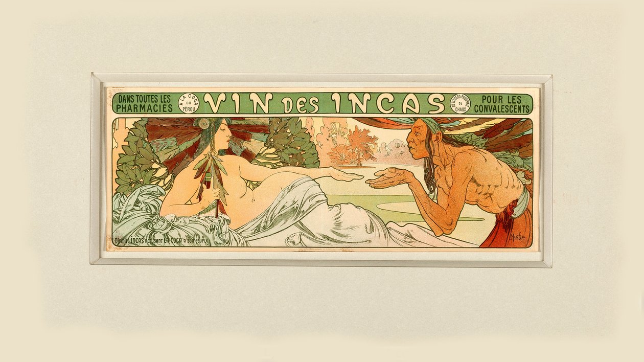 Wine of the Incas, 1897 by Alfons Marie Mucha