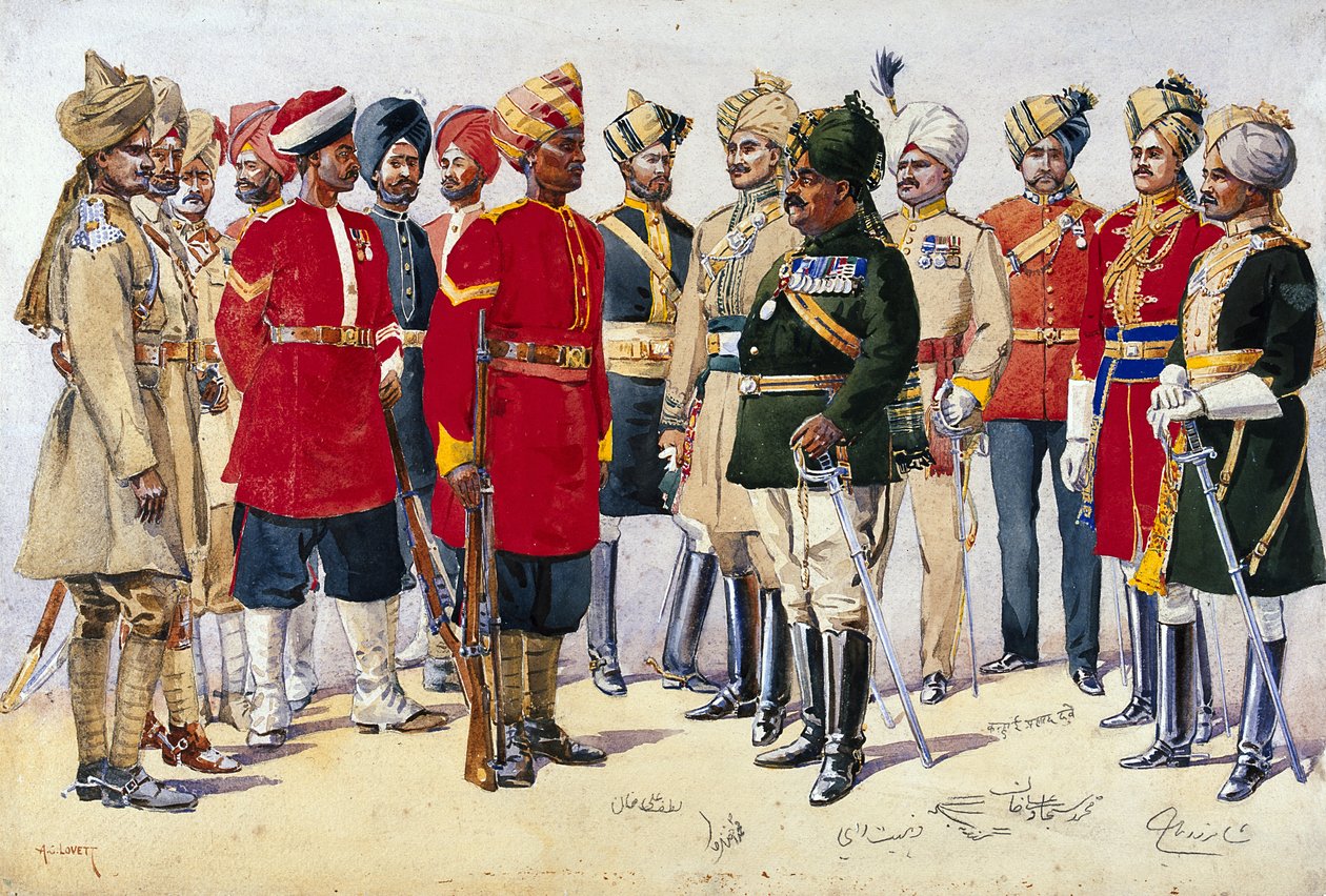Imperial Service Troops, Illustration from 