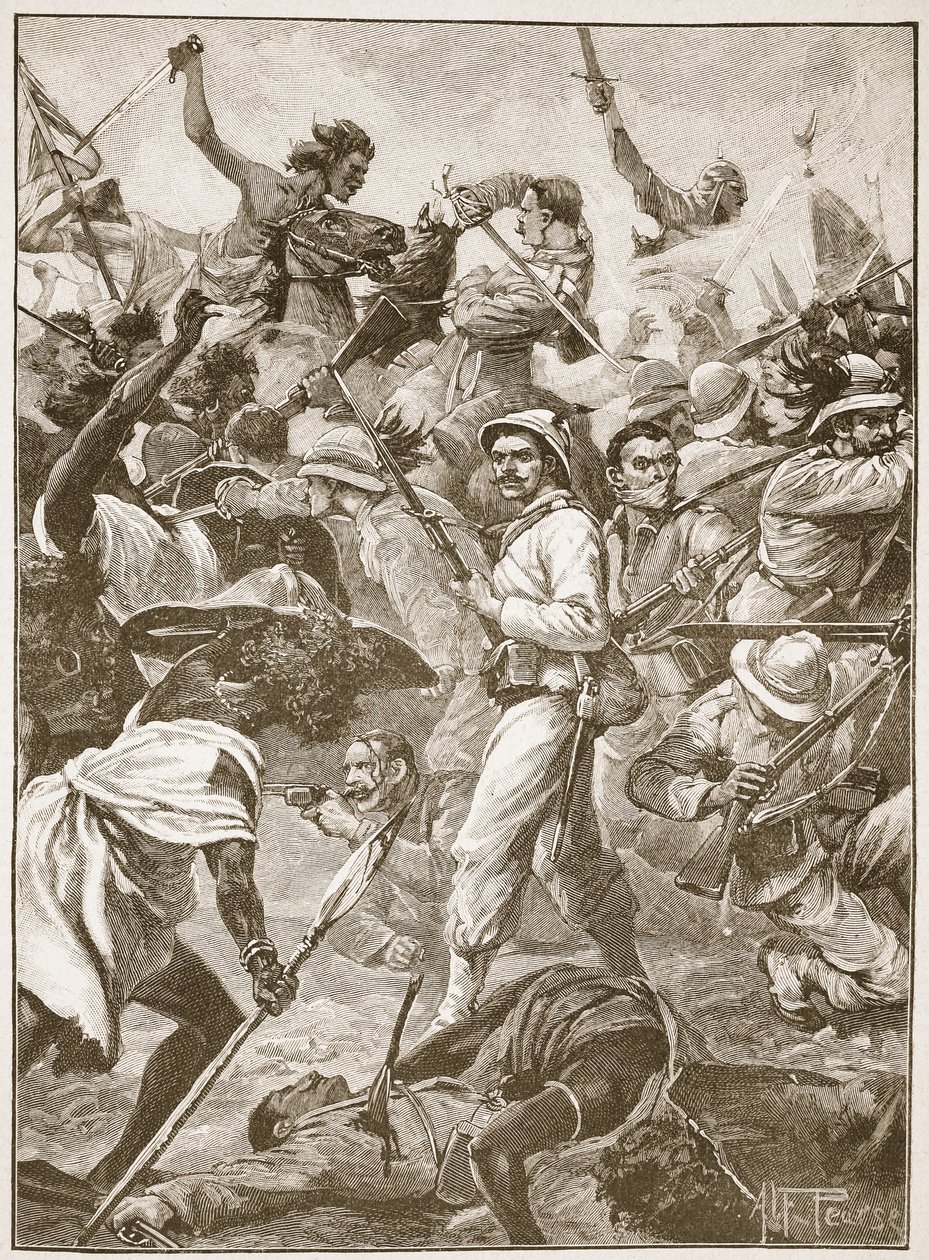 A Handful of Bersaglieri Holding an Advanced Post Were Cut to Pieces by Alfred Pearse