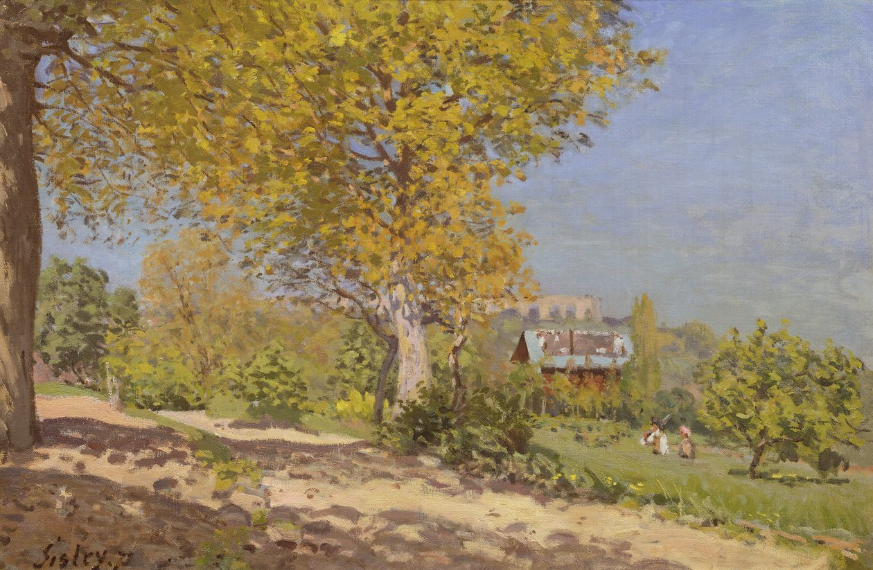 Near Louveciennes by Alfred Sisley