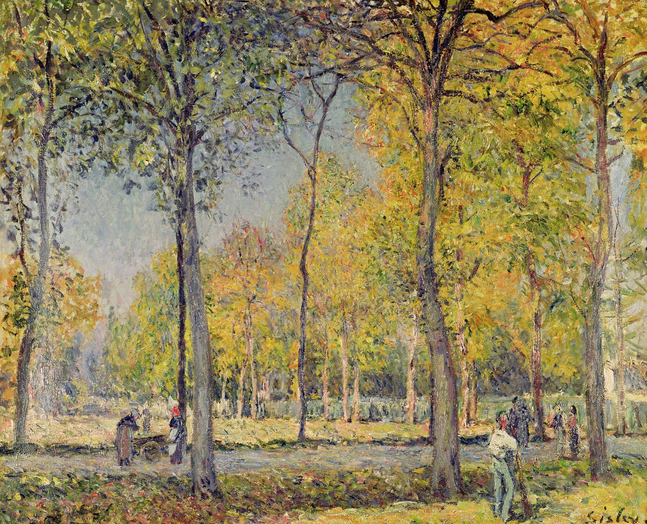 The Bois de Boulogne by Alfred Sisley