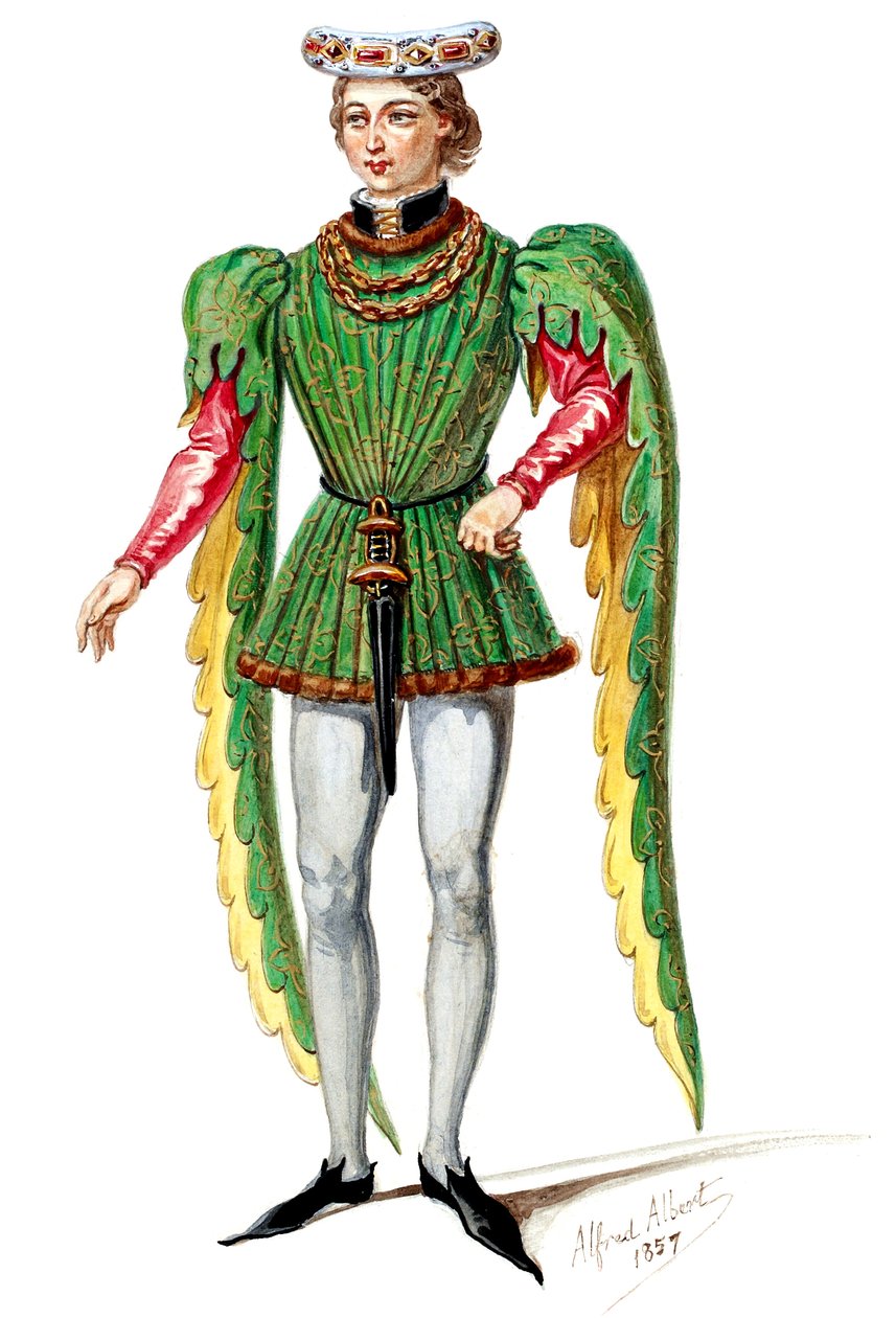 La Magicienne - Costume Designs by Alfred Albert - Seigneur, Men