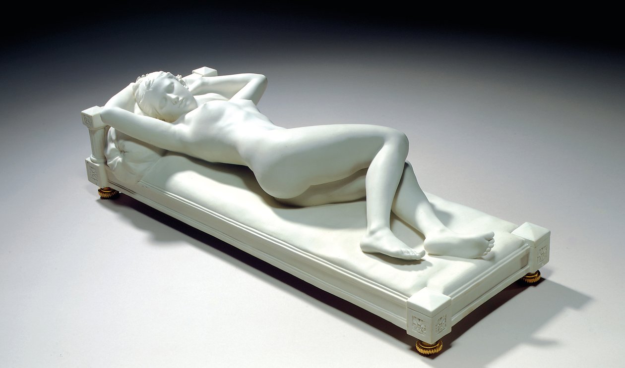 Sevres Biscuit Figure of a Recumbent Nude, 