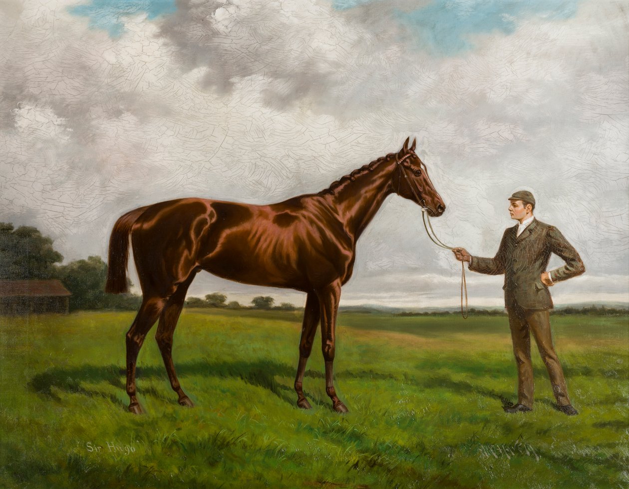 Sir Hugo-winner of the 1892 Derby by Alfred Charles Havell