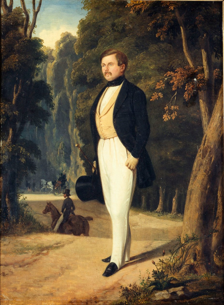 Portrait of Augustin Grisier, 1791-1865, c. 1840 by Alfred De Dreux