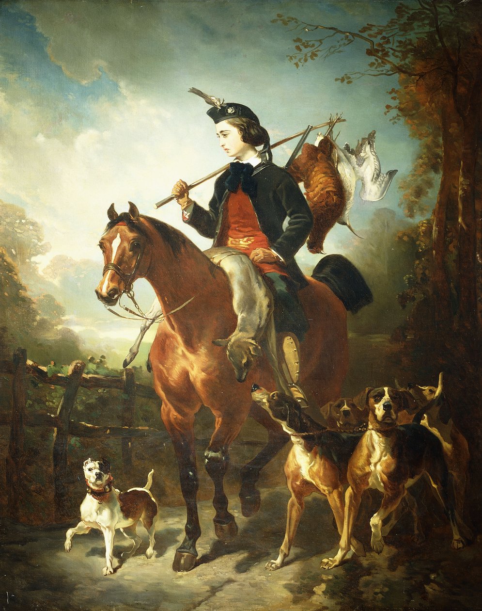 The Young Gamekeeper by Alfred Dedreux