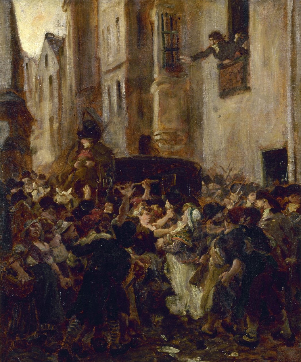 The Arrest of Charlotte Corday, c. 1853 by Alfred Dehodencq