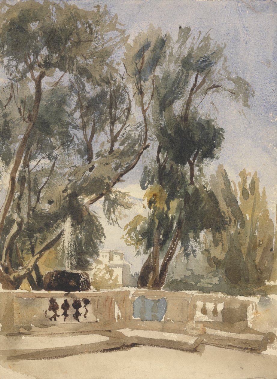 The Terrace by Alfred Elmore