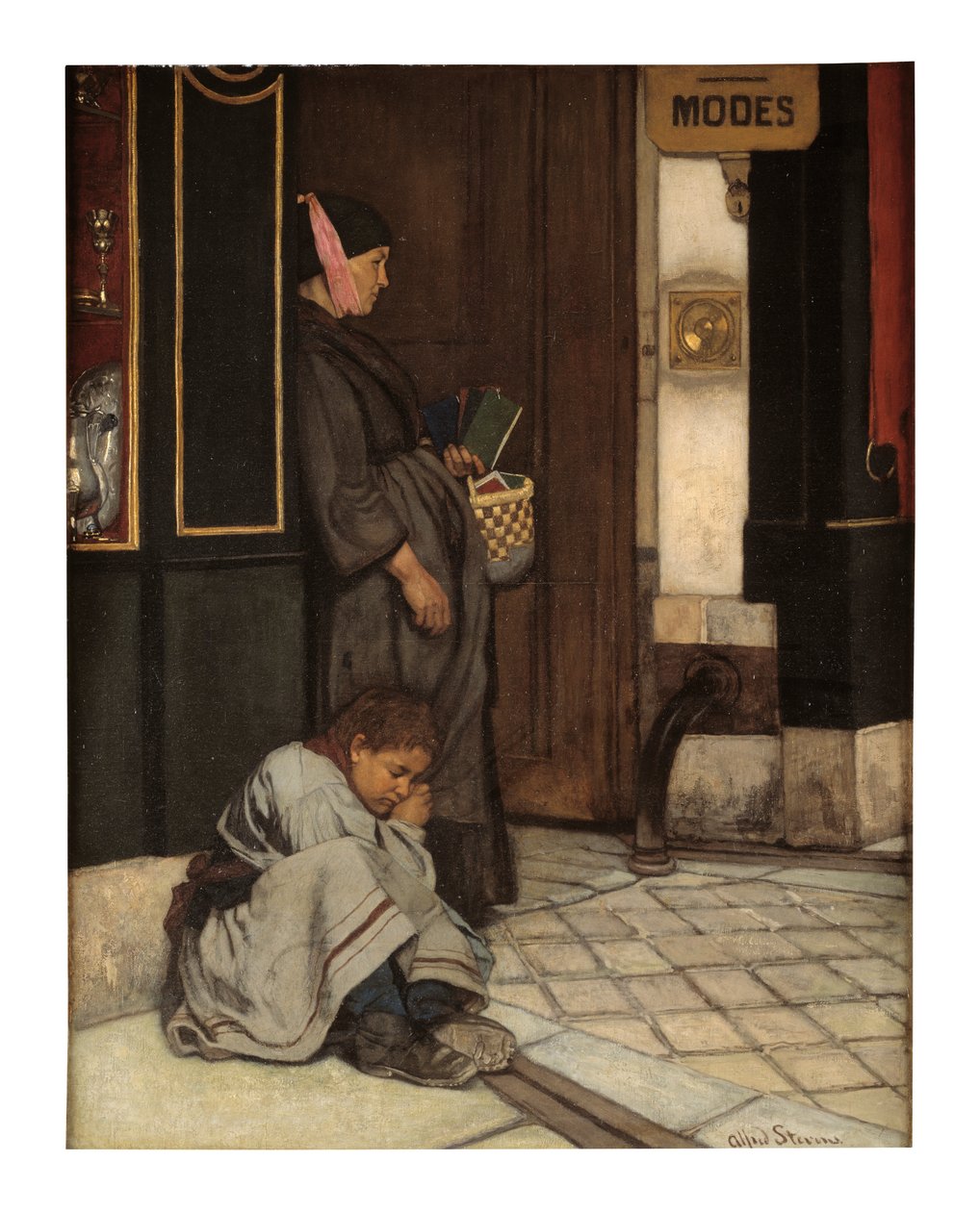 Begging Tolerated by Alfred Emile Stevens