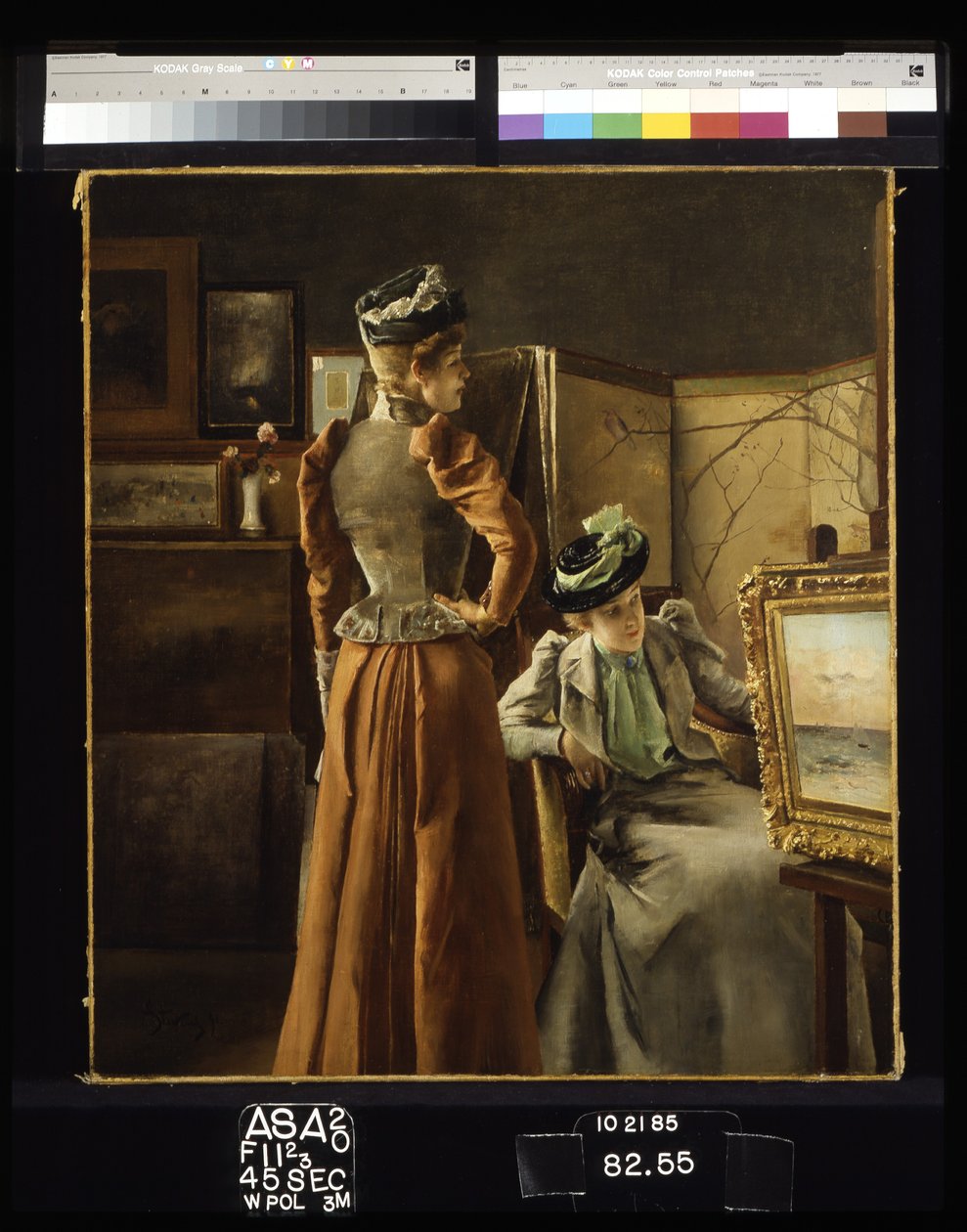 Visit to the Studio by Alfred Emile Stevens