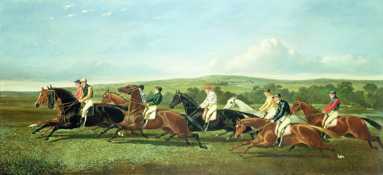 The Start of the Race by Alfred Frank de Prades