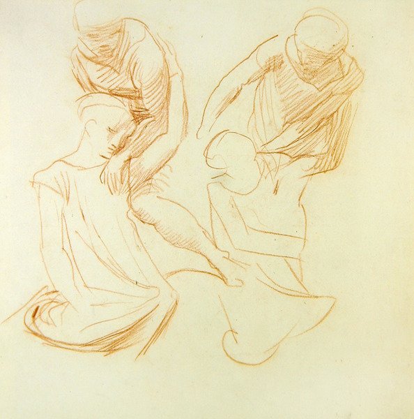 Figure Studies, c.1845 by Alfred George Stevens