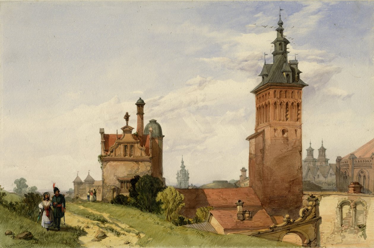 A View near Moscow by Alfred Gomersal Vickers