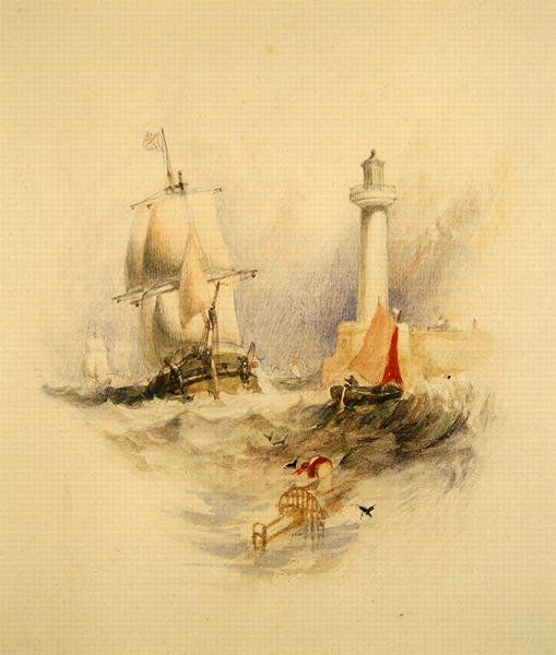 Ramsgate Harbour by Alfred Gomersal Vickers